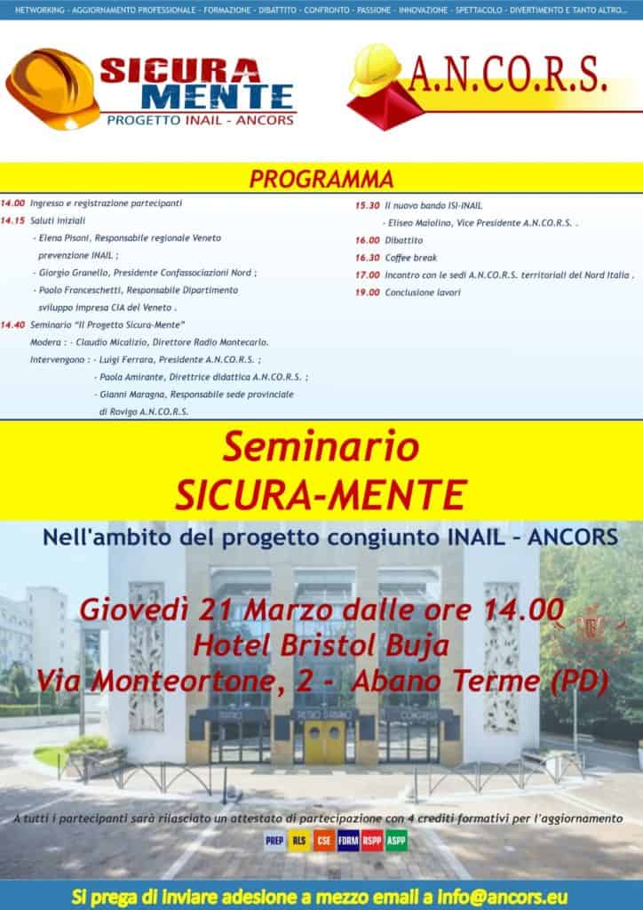 seminario sicura-mente 21 marzo