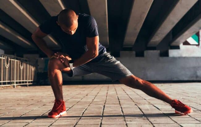 stretching